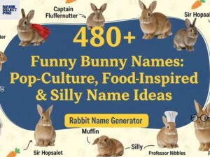 480+ Funny Bunny Names Pop-Culture, Food-Inspired & Silly Name Ideas with Rabbit Name Generator