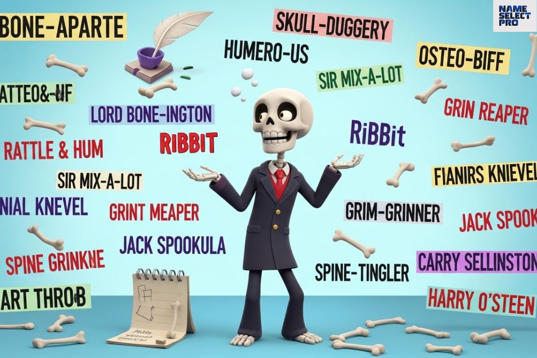 510+ Funny Skeleton Names Generator (Cool, Clever & Bone-Punny Ideas)