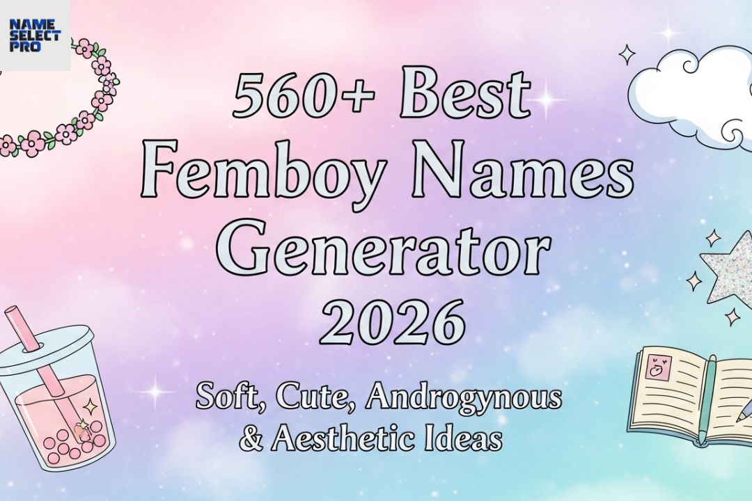 560+ Best Femboy Names Generator 2026 Soft, Cute, Androgynous & Aesthetic Ideas