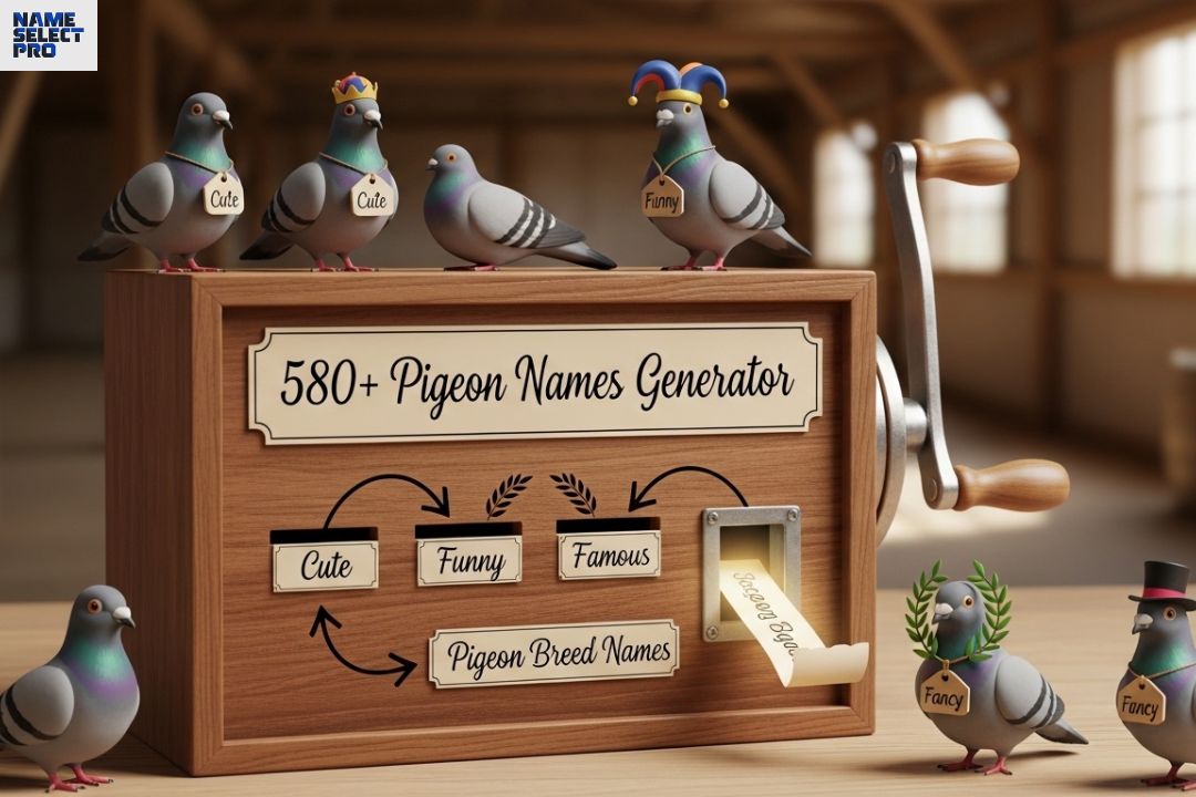 580+ Pigeon Names Generator Cute, Funny, Famous & Fancy Pigeon Breed Names