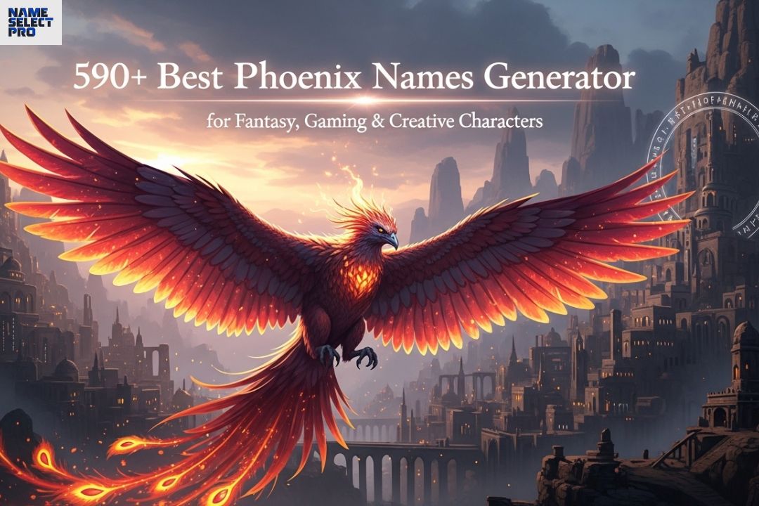 590+ Best Phoenix Names Generator for Fantasy, Gaming & Creative Characters