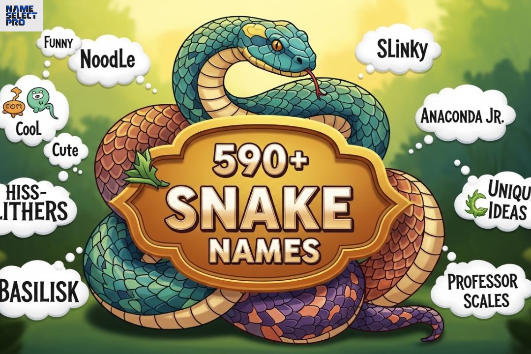 590+ Best Snake Names Generator – Funny, Cool, Cute & Unique Ideas