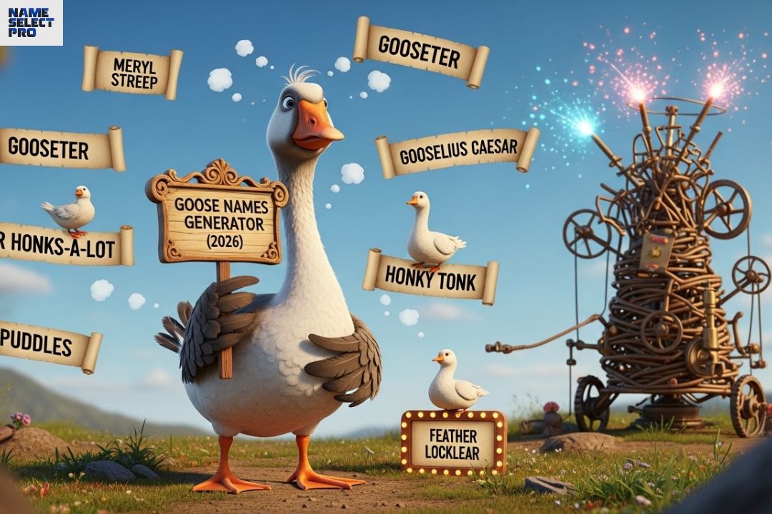 610+ Funny Goose Names Generator – Celebrity Puns, Cute Picks & Creative Ideas (2026)