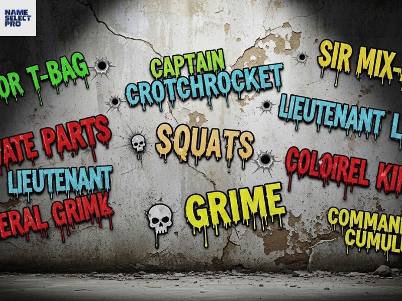 Famous Funny COD Names Dirty