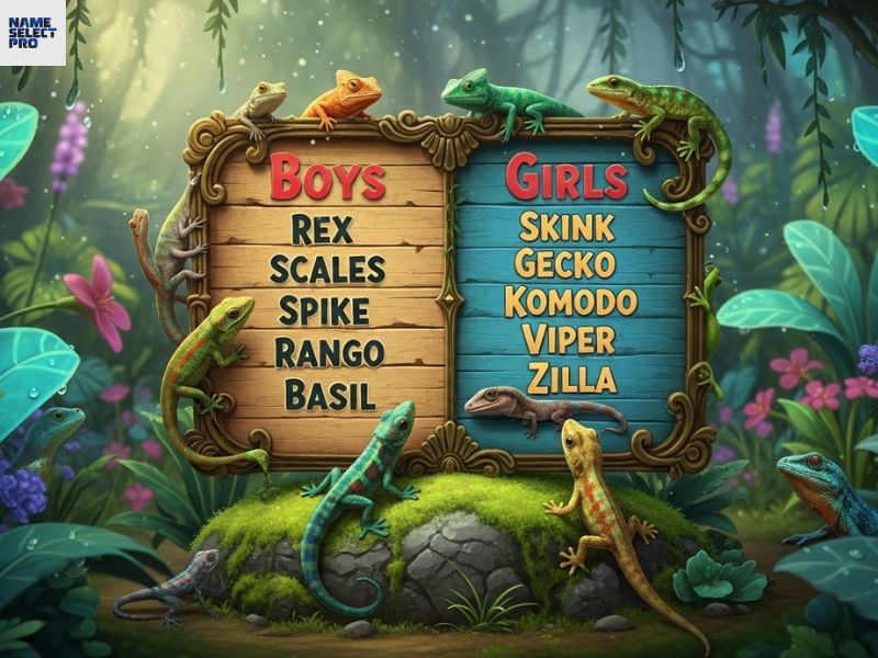 Lizard Names for Boys & Girls