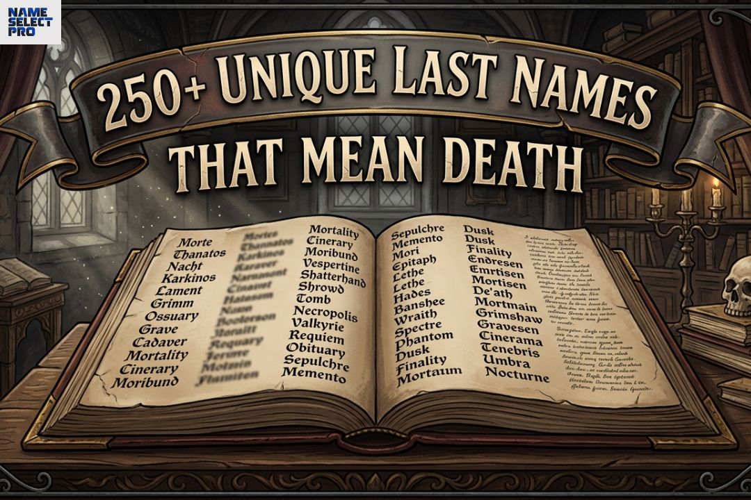 250+ Unique Last Names That Mean Death