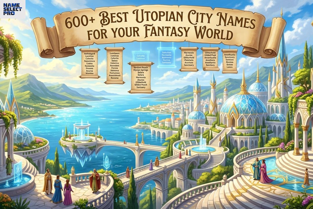 600+ Best Utopian City Names for Your Fantasy World